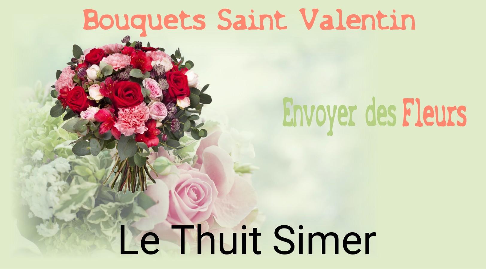 Roses de Saint-Valentin livrées à Le Thuit-Simer